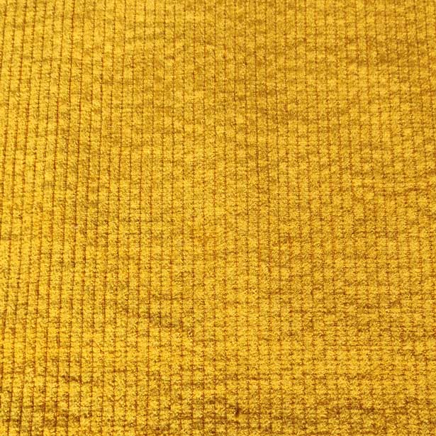 Velours moyen jaune moutarde